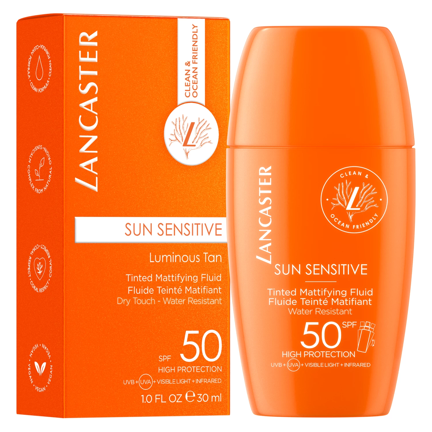 Lancaster Tinted Mattifying Fluid SPF50 2 Lancaster Tinted Mattifying Fluid SPF50 – Bild 2