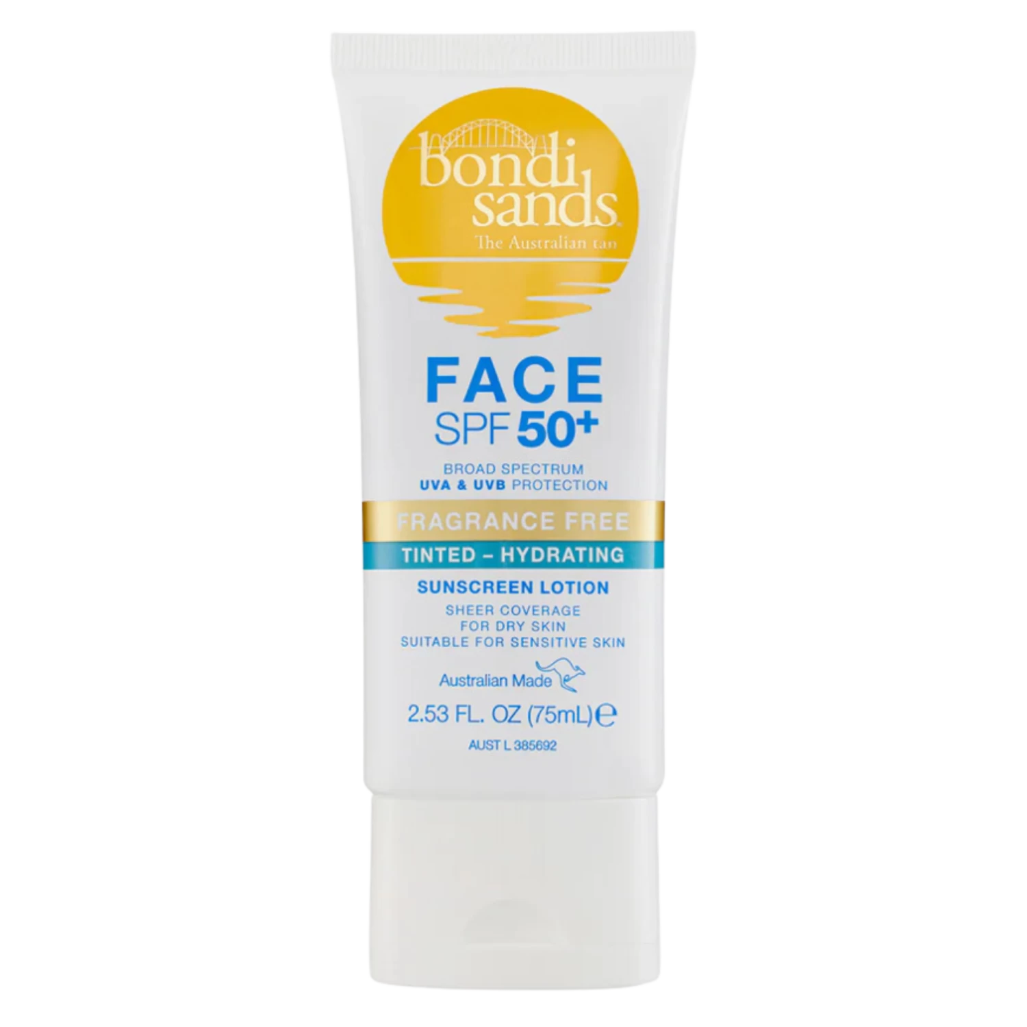 BondiSands Fragrance Free Hydrating Tinted Face Lotion 1 BondiSands Fragrance Free Hydrating Tinted Face Lotion